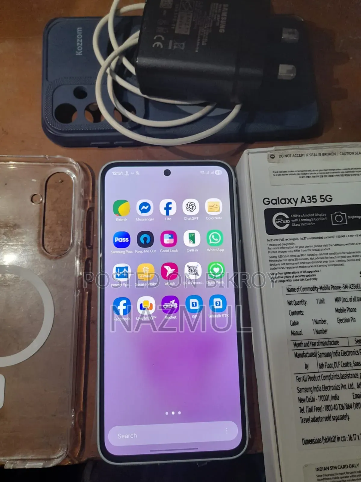 Samsung Galaxy A35 128 GB White