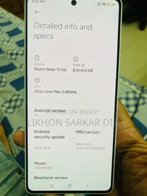 Xiaomi Redmi Note 13 128 GB White