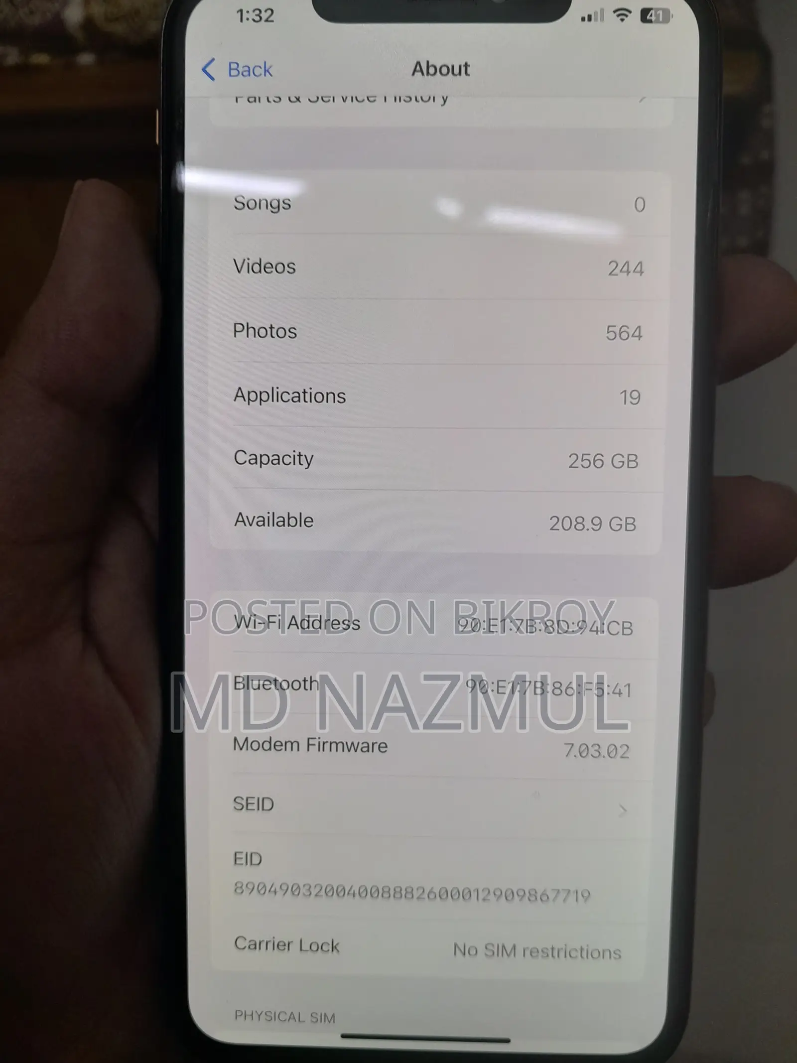 Apple iPhone XS Max 256 GB Gold