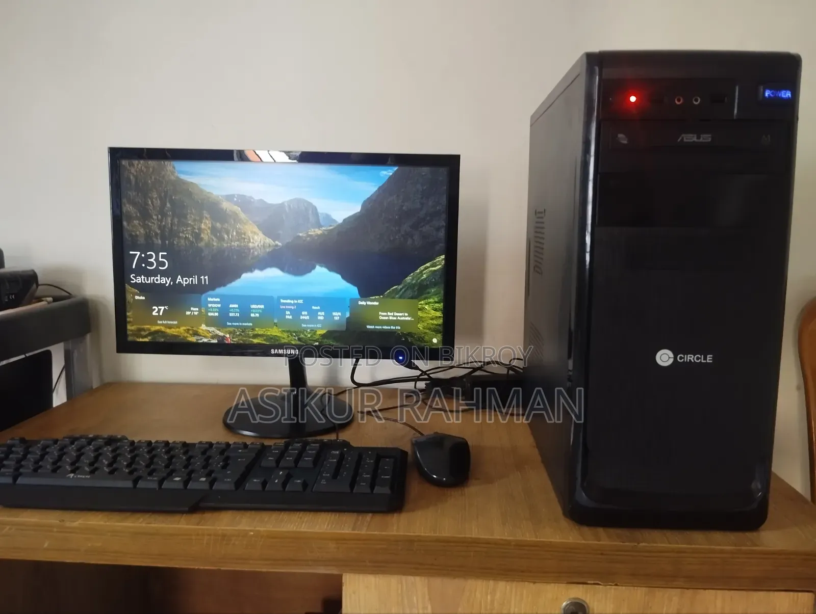 Desktop Computer Gigabyte 8GB Intel Core i7 HDD+SSD 1T