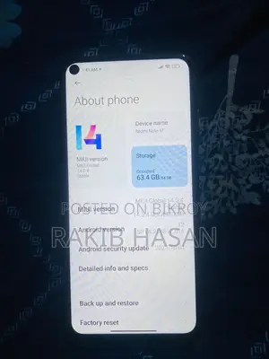 Xiaomi Redmi Note 9 5G 64 GB Blue