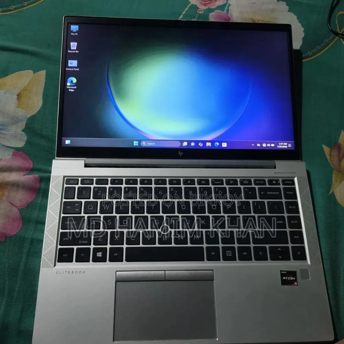 Laptop HP EliteBook 840 G7 16GB Intel Core i5 SSD 256GB