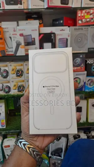 আইফোন ১৭ প্রো ম্যাক্স ক্লিয়ার কেস ম্যাগসেফ
