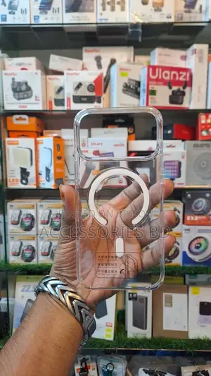 আইফোন ১৭ প্রো ম্যাক্স ক্লিয়ার কেস ম্যাগসেফ