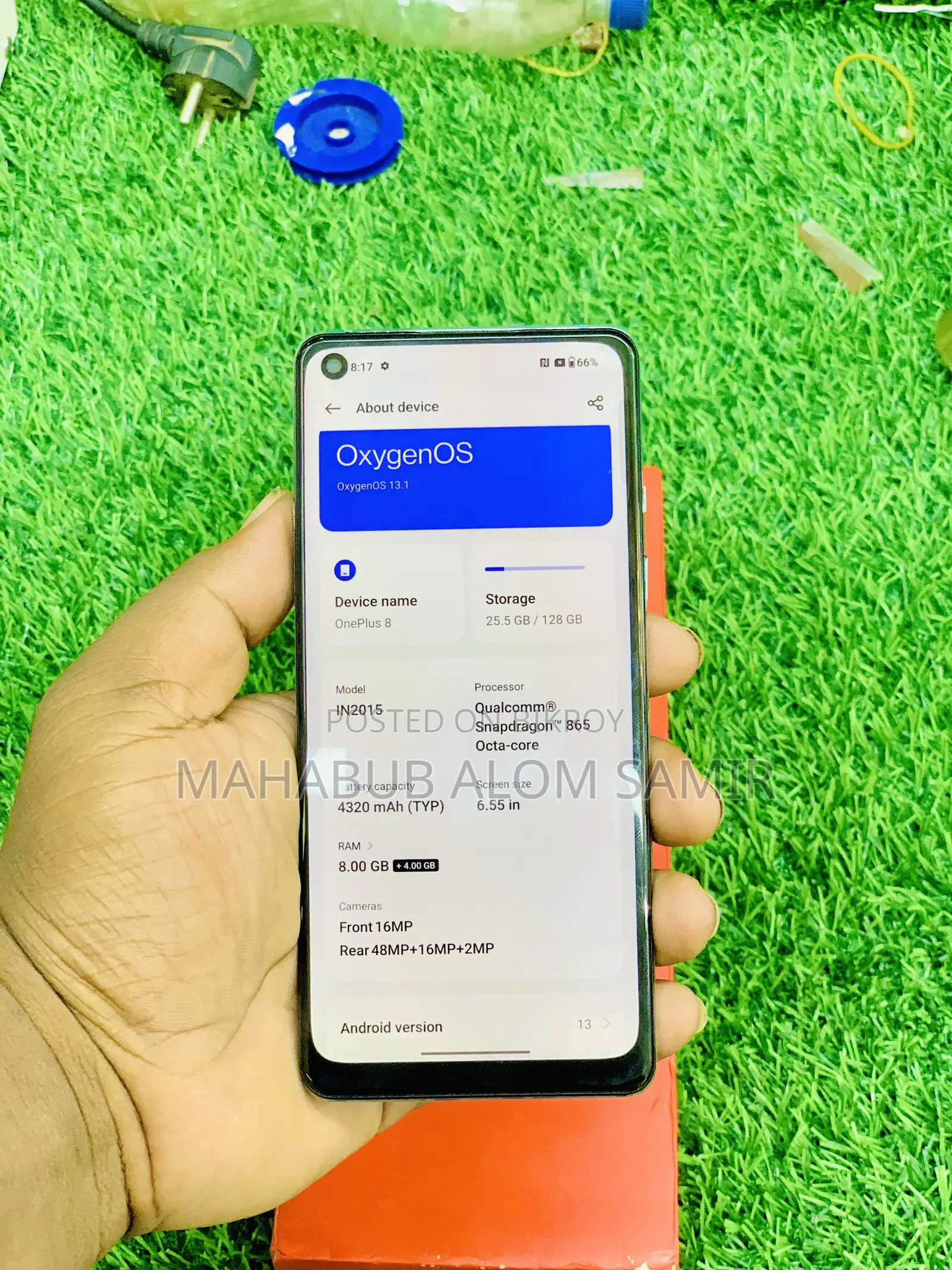 ওয়ানপ্লাস ৮ ১২৮ জিবি ব্লু