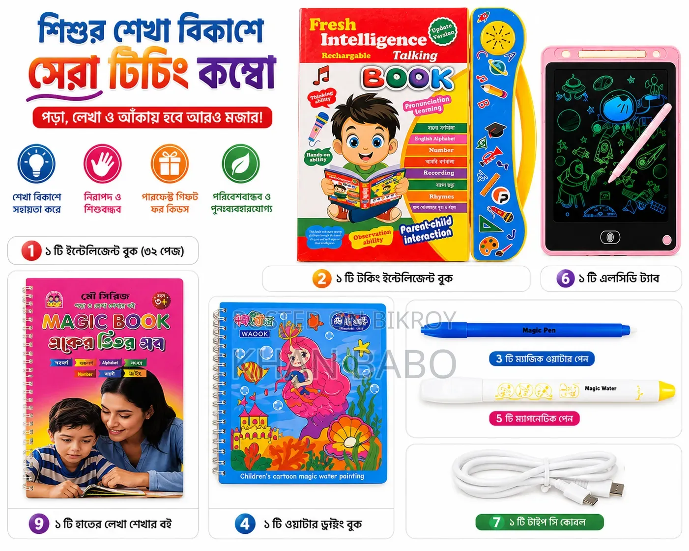 Intelligence Book Children's Talking Book