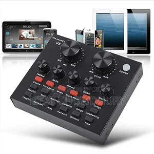 V8 Multifunctional Live Sound Card Durable