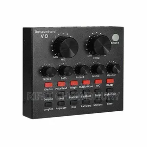 V8 Multifunctional Live Sound Card Durable
