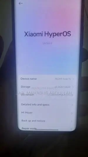 New Xiaomi Redmi Note 15 128 GB Black