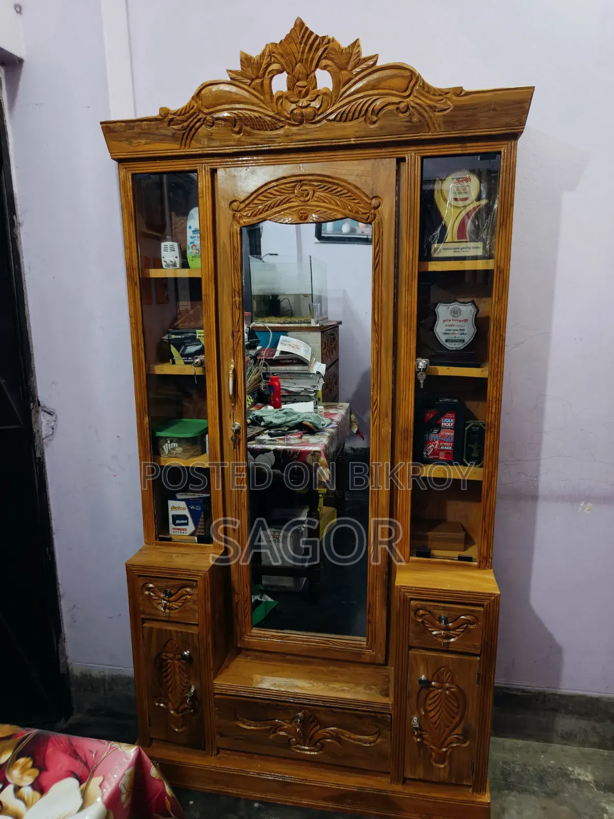 Chittagong Teak Wood Dressing Table