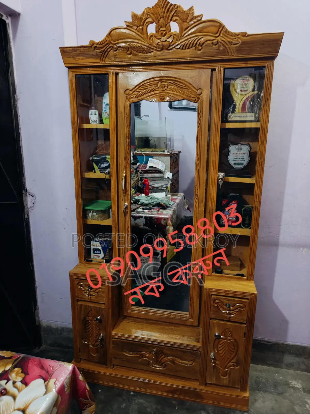 Chittagong Teak Wood Dressing Table