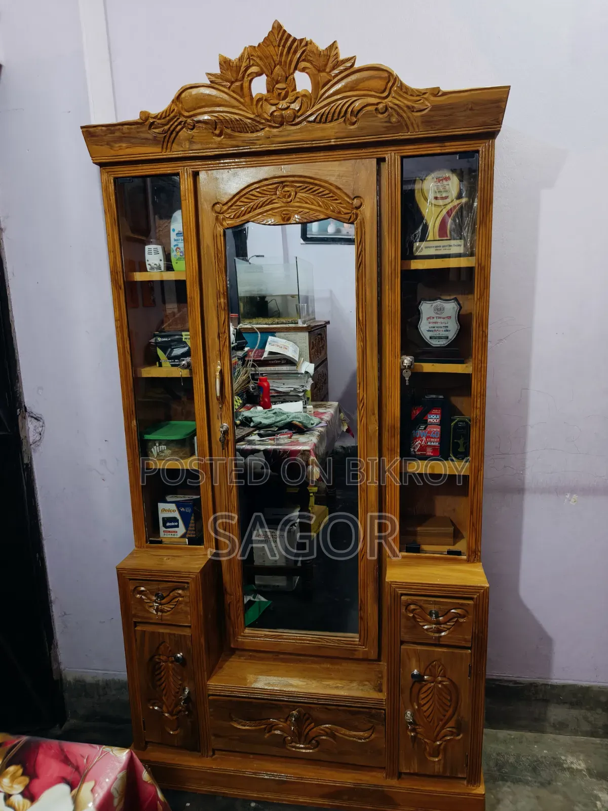 Chittagong Teak Wood Dressing Table