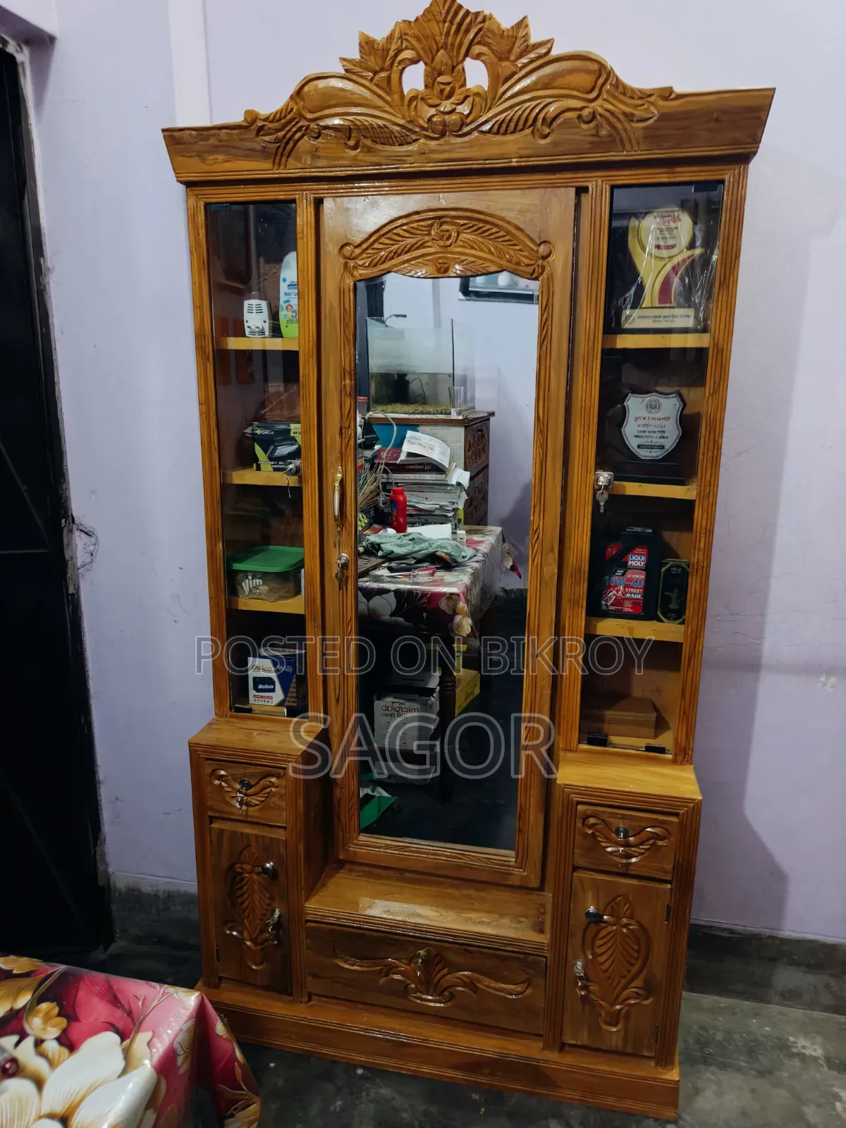 Chittagong Teak Wood Dressing Table