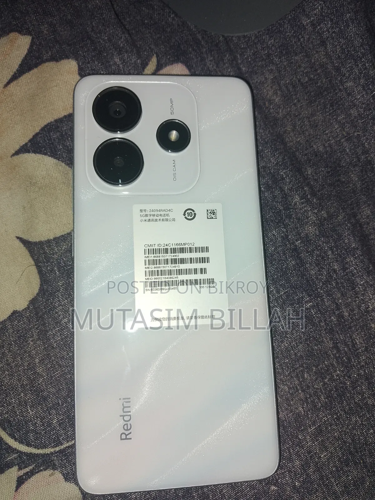 Xiaomi Redmi Note 14 5G 256 GB White