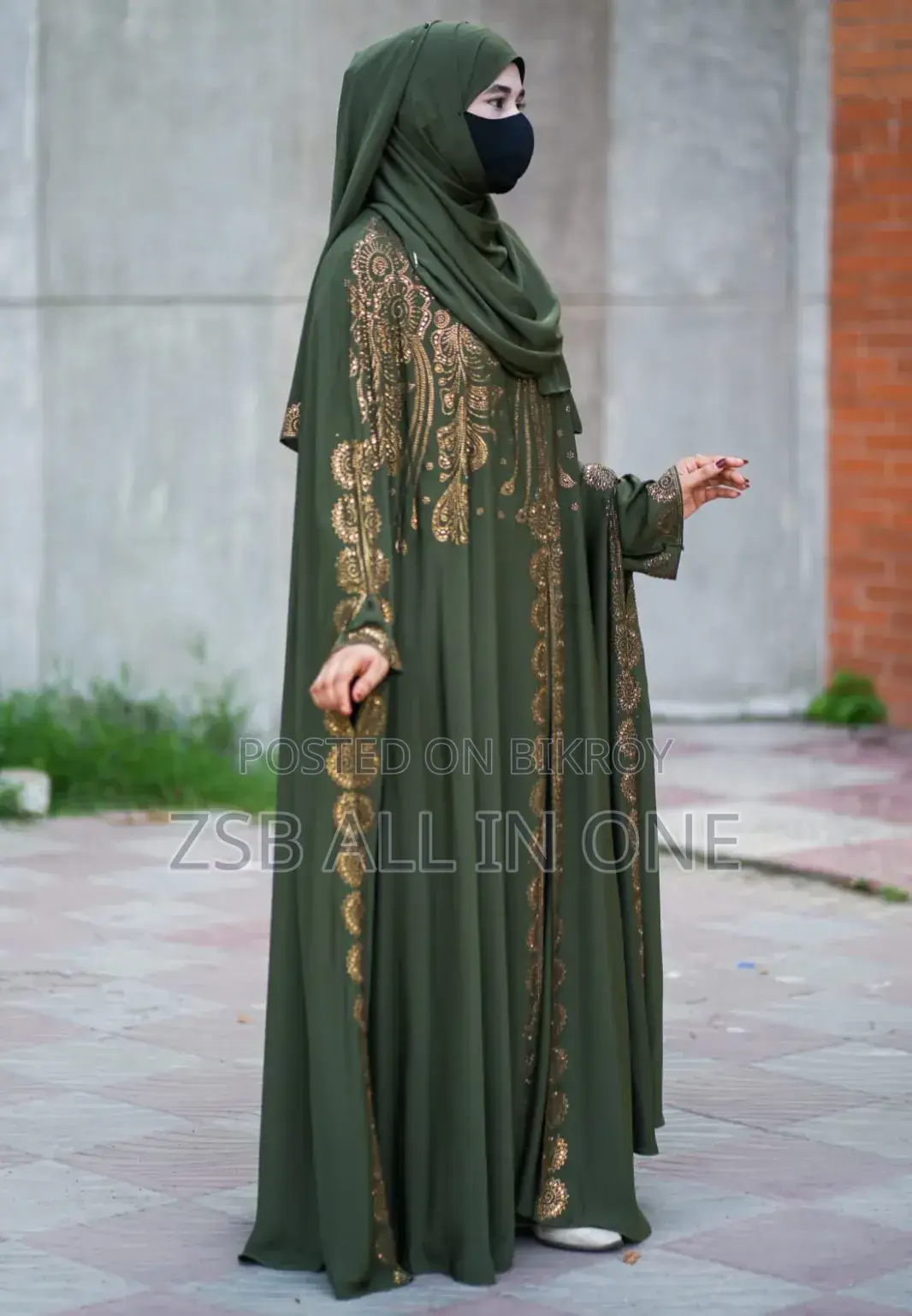 Luxury Abhaya Set With Inner and Hijab