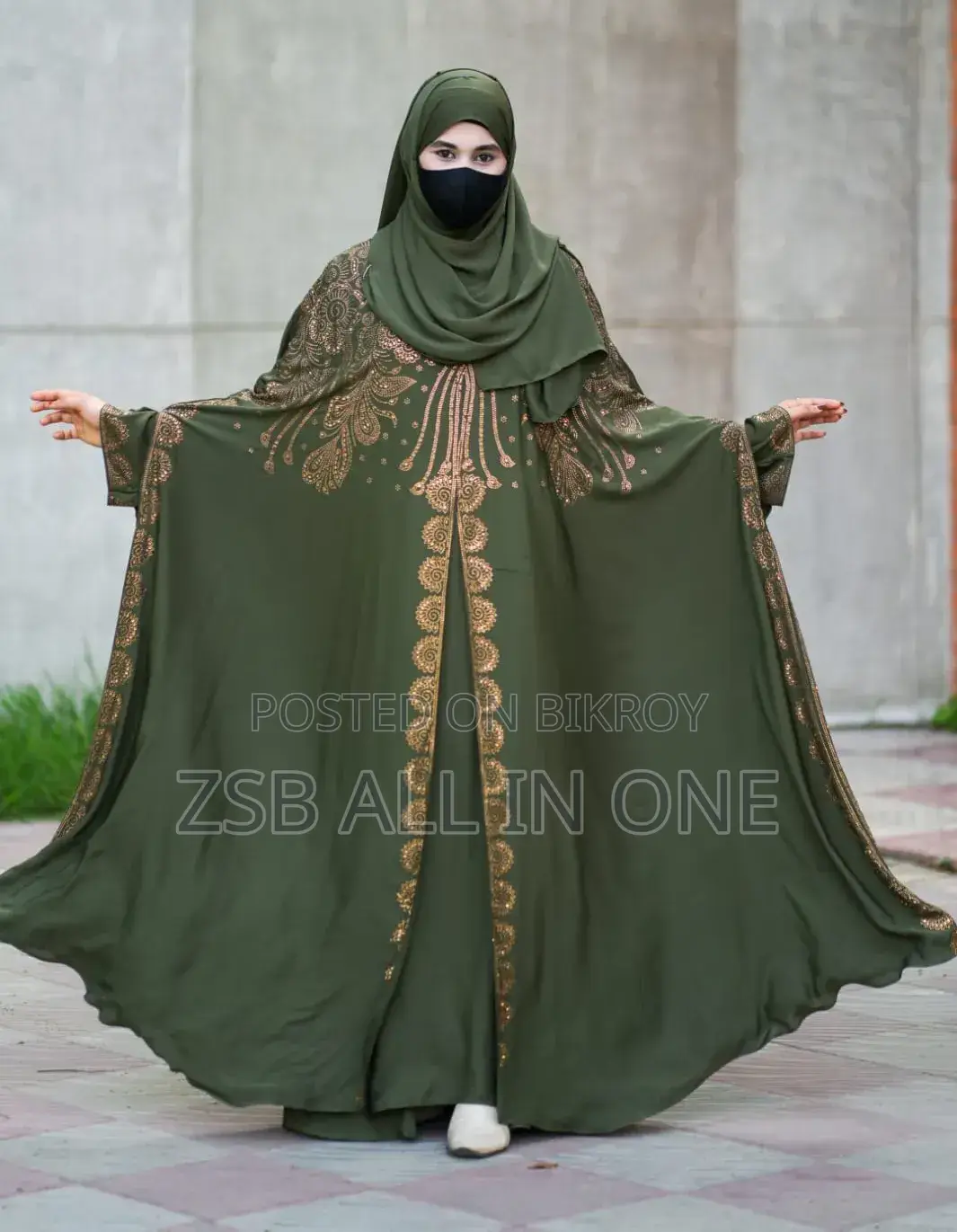 Luxury Abhaya Set With Inner and Hijab