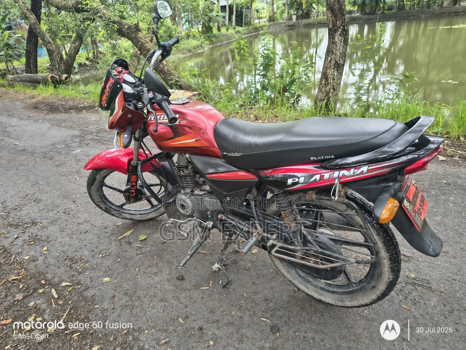 Bajaj Platina 100 2014 Red