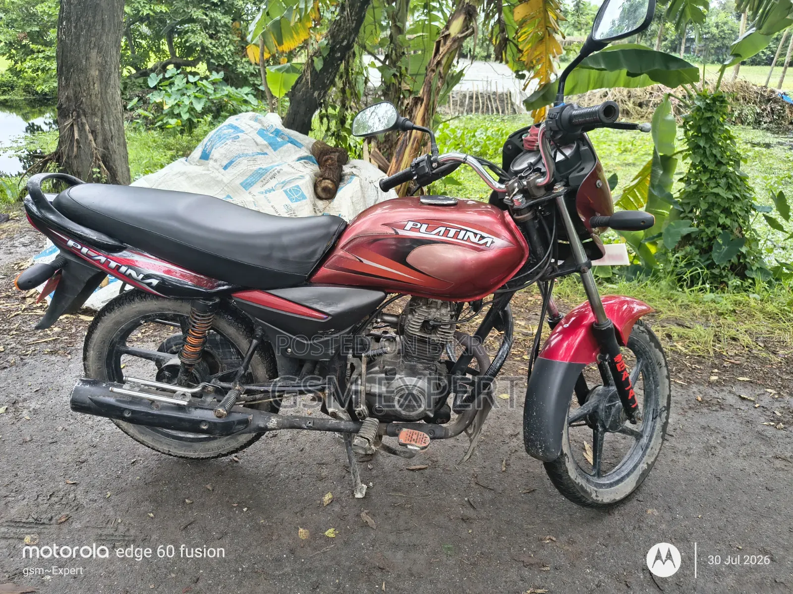 Bajaj Platina 100 2014 Red