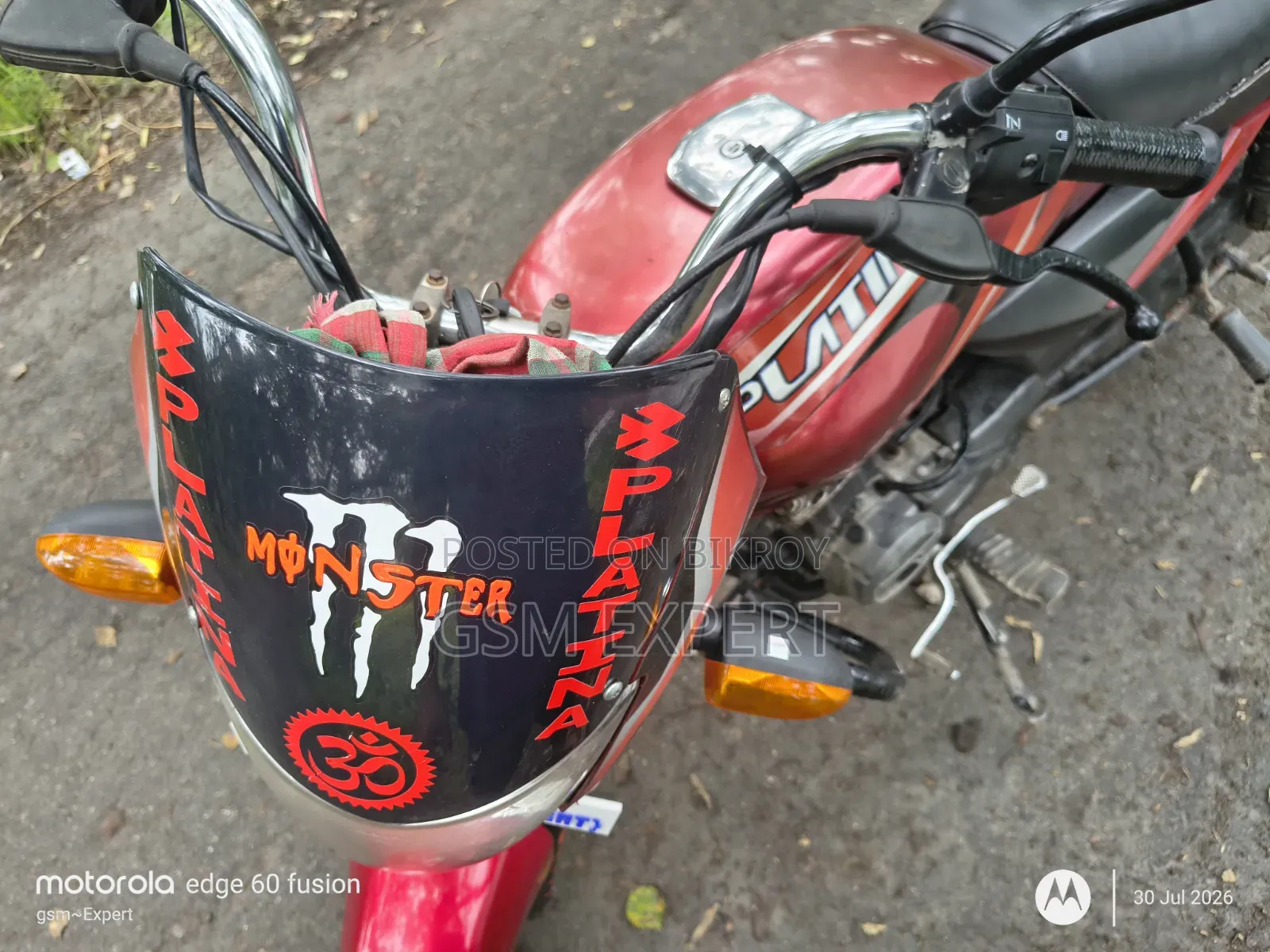 Bajaj Platina 100 2014 Red