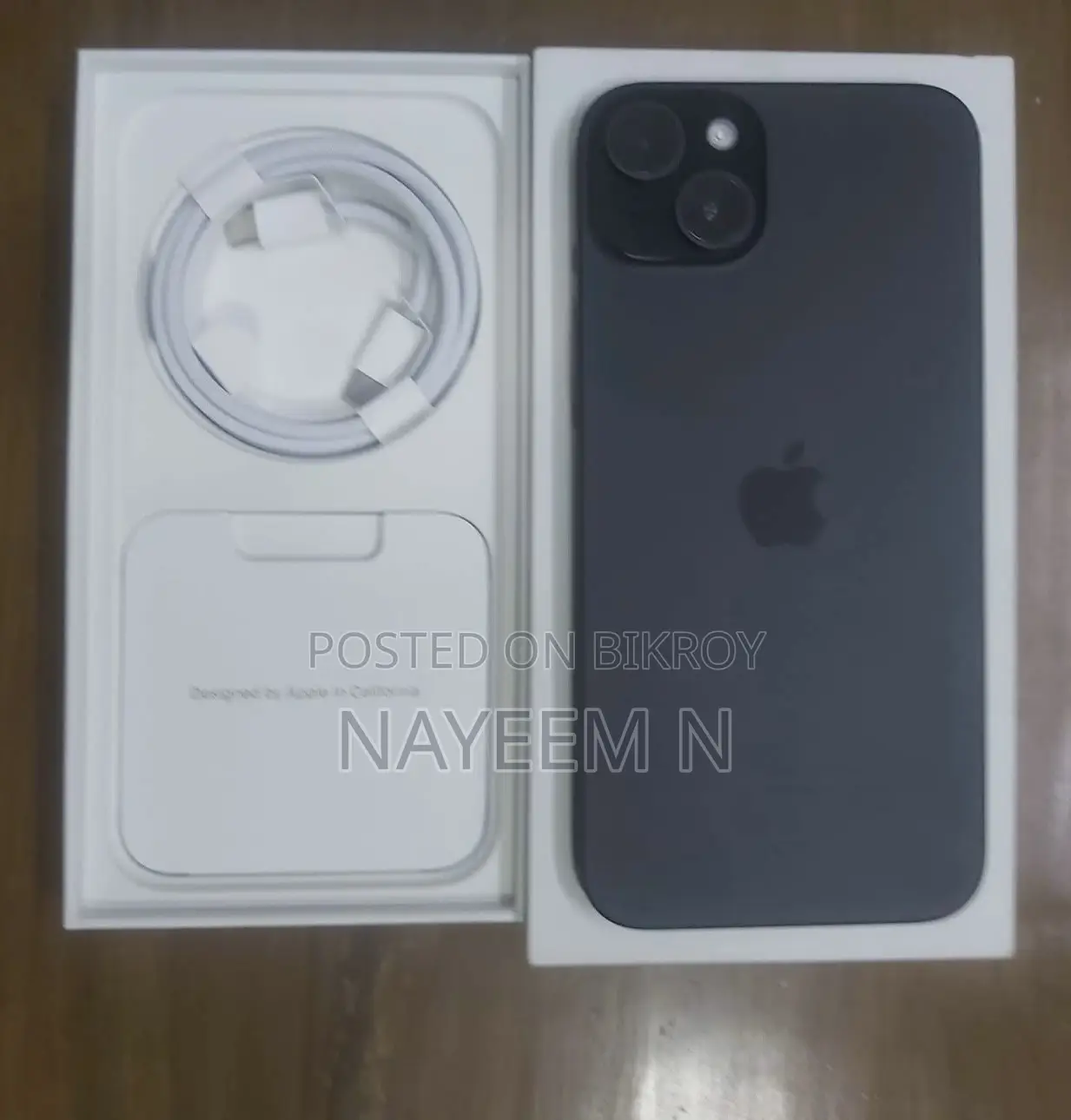 অ্যাপল আইফোন ১৫ প্লাস ২৫৬ জিবি ব্ল্যাক