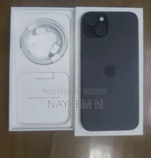 অ্যাপল আইফোন ১৫ প্লাস ২৫৬ জিবি ব্ল্যাক