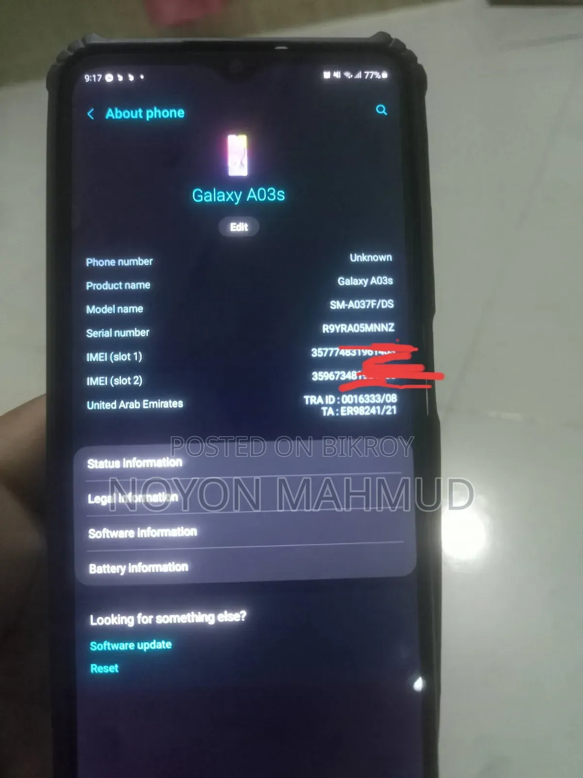 Samsung Galaxy A03s 32 GB Black