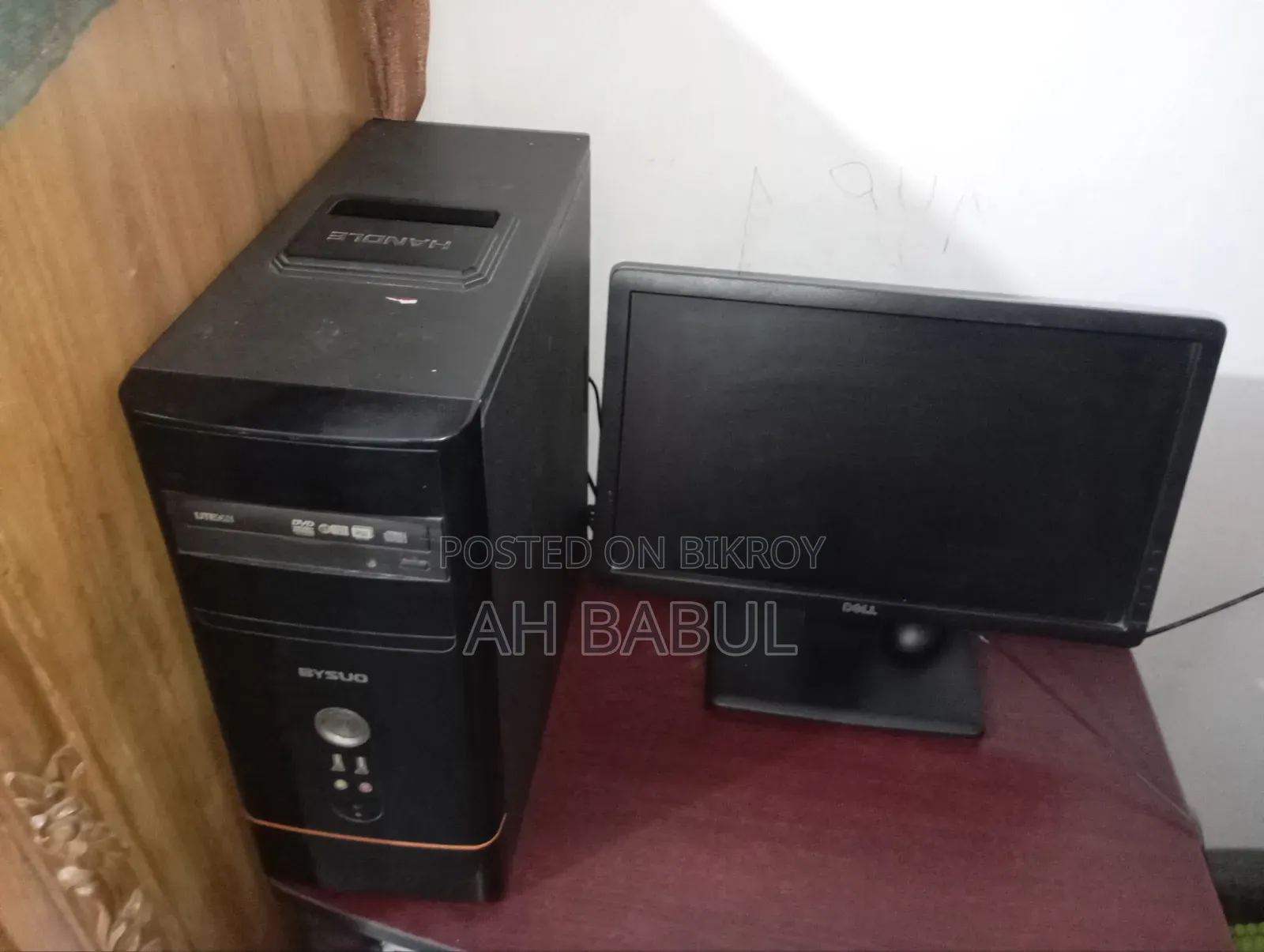 Desktop Computer Asus 8GB Intel Core i5 HDD+SSD 128GB