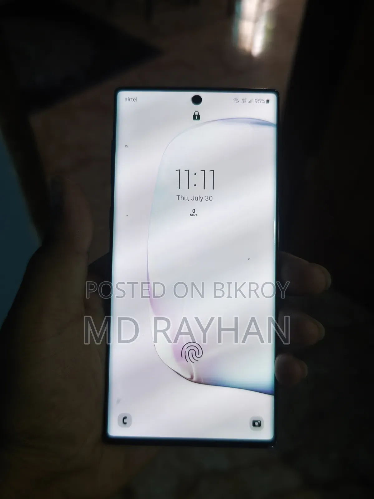 Samsung Galaxy Note 10 5G ২৫৬ জিবি কালো
