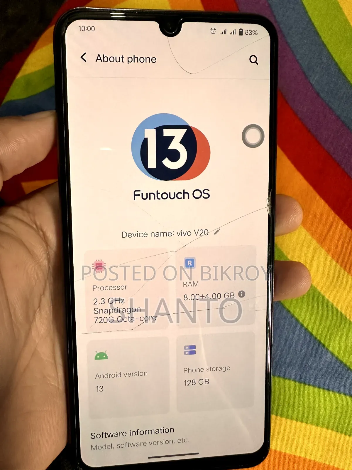 Vivo V20 128 GB