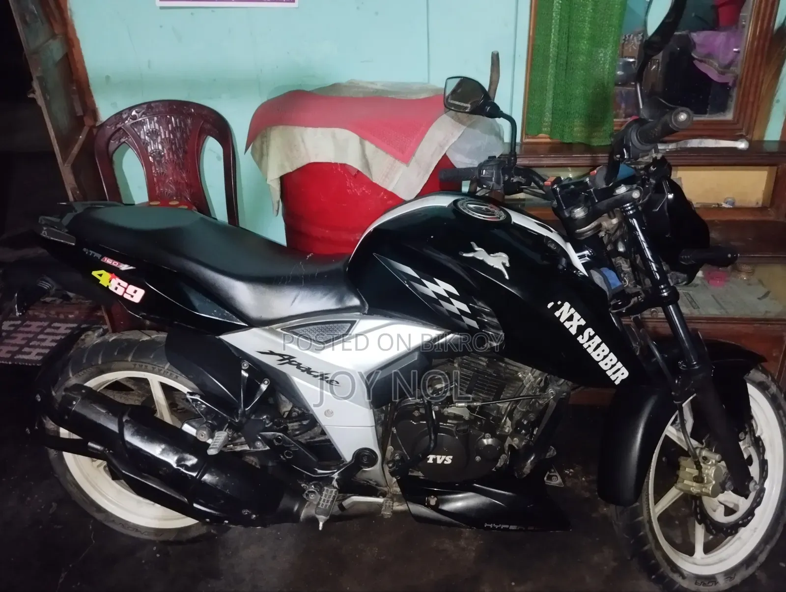 টিভিএস আপাচে ১৬০ ৪ভি ২০১৯ ব্ল্যাক