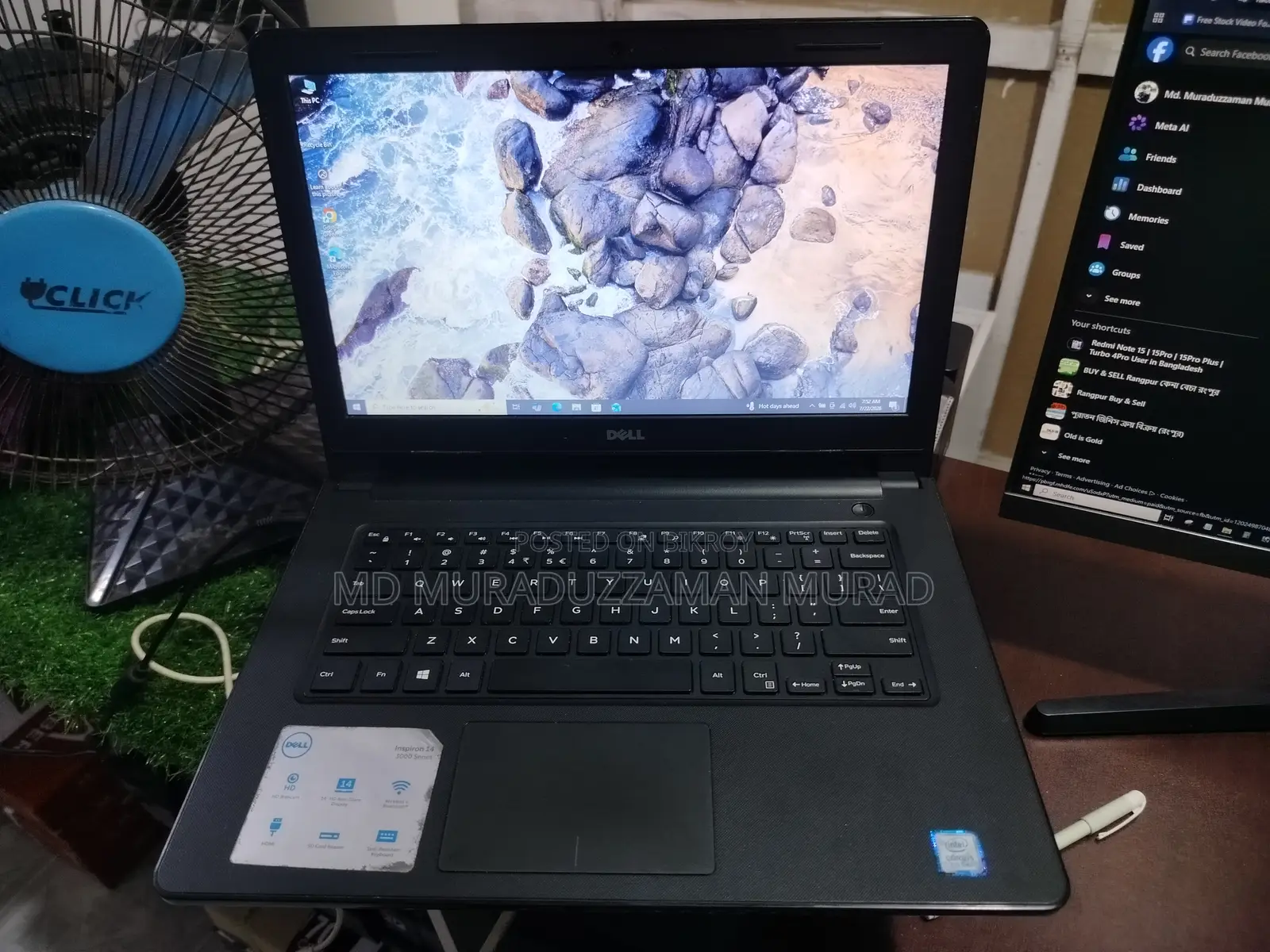 Laptop Dell Inspiron 15 4GB Intel Core I5 SSD 128GB