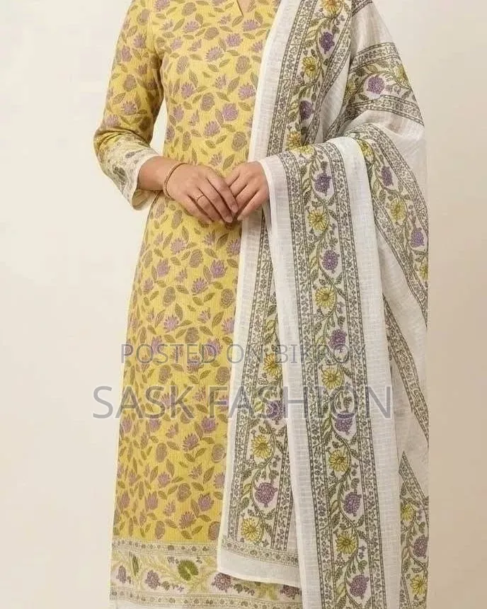 কোটা কটন আনস্টিচড থ্রিপিস।