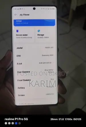 Tecno Phantom X2 5G 256 GB Blue