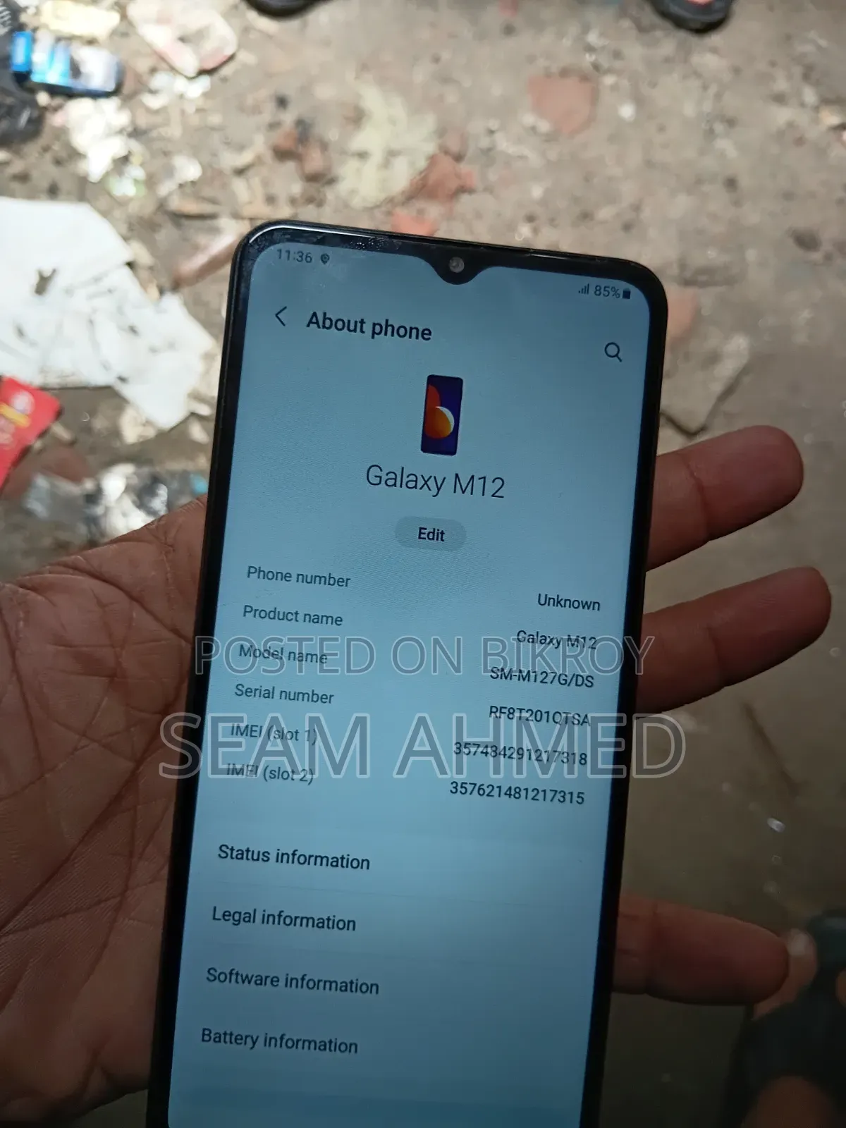 Samsung Galaxy M12 128 GB Black