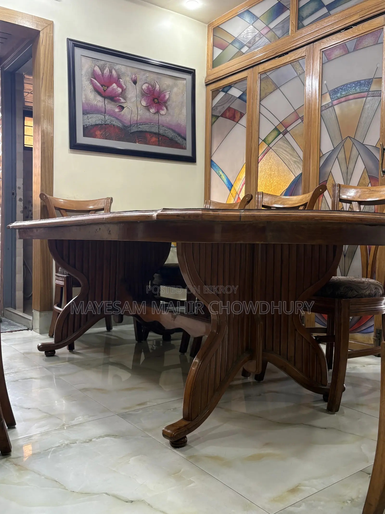 Dining Table Barmatic Full Shegun Wood
