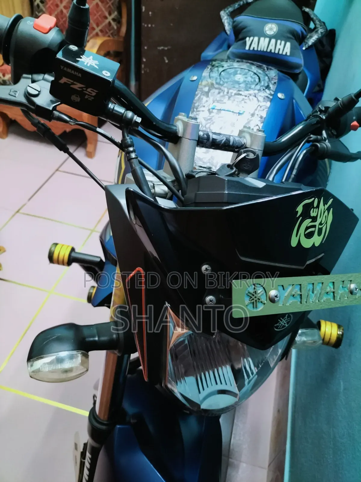 নতুন ইয়ামাহা এফজেডএস ভি২ ২০২৪ ব্লু
