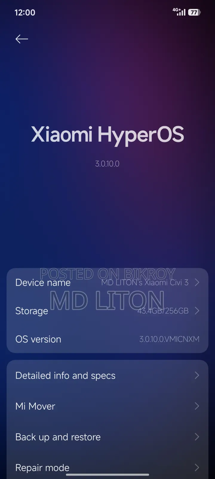 Xiaomi Civi 3 256 GB White