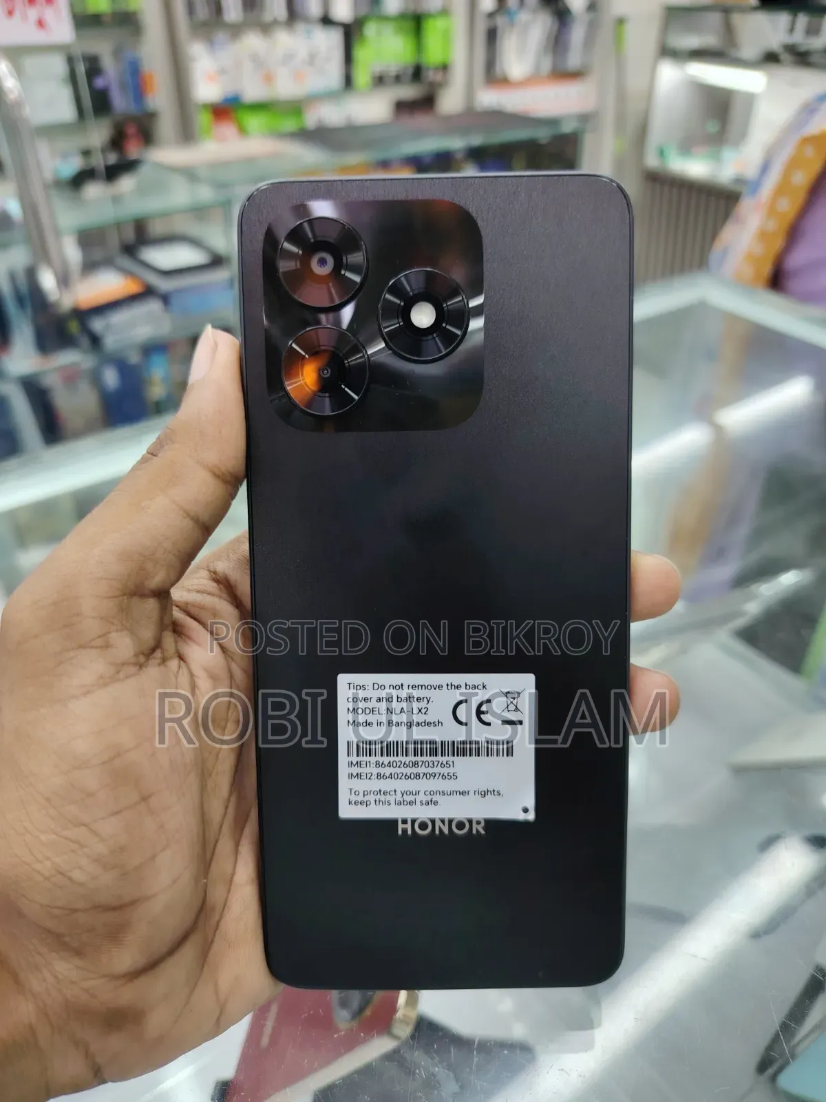 New Honor X5c Plus 64 GB Black