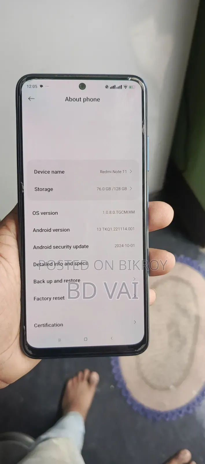 Xiaomi Redmi Note 11 128 GB Green
