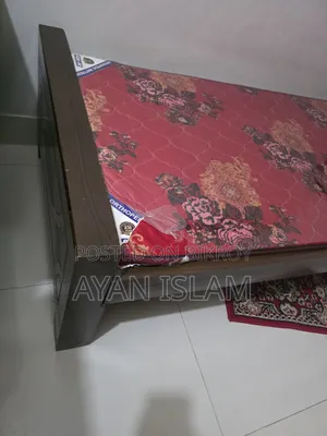 সিঙ্গেল বেড + অর্থোপেডিক ম্যাট্রেস (ভালো কন্ডিশন)