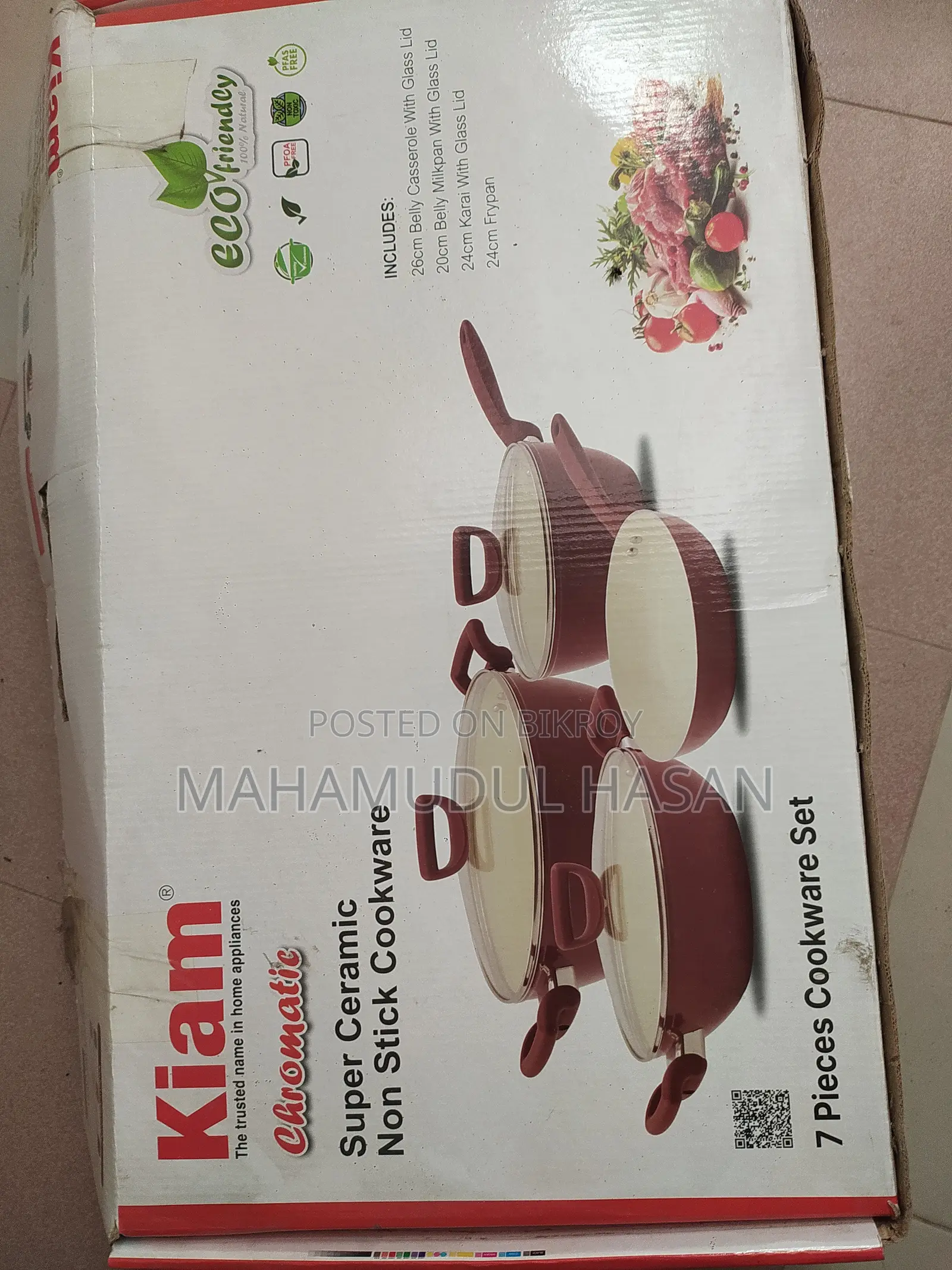 Kiam 5 PCS Non Stick Cookware Cooking Set