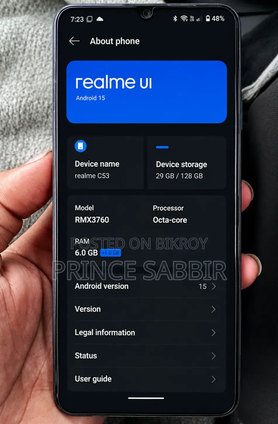 Realme C53 128 GB Black