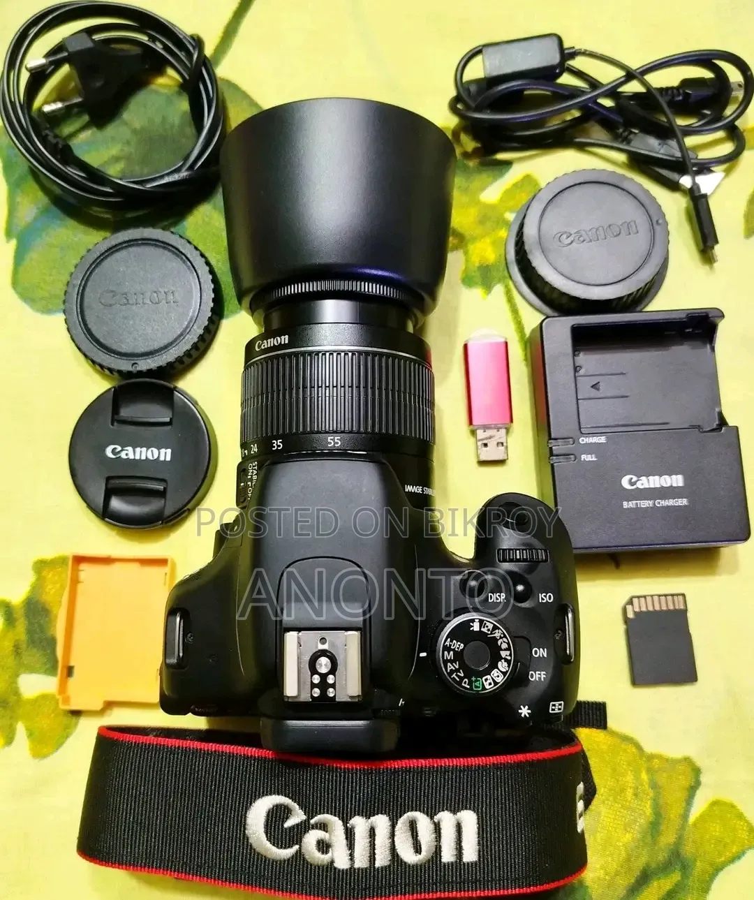 Canon 600d With 18-55mm Lens