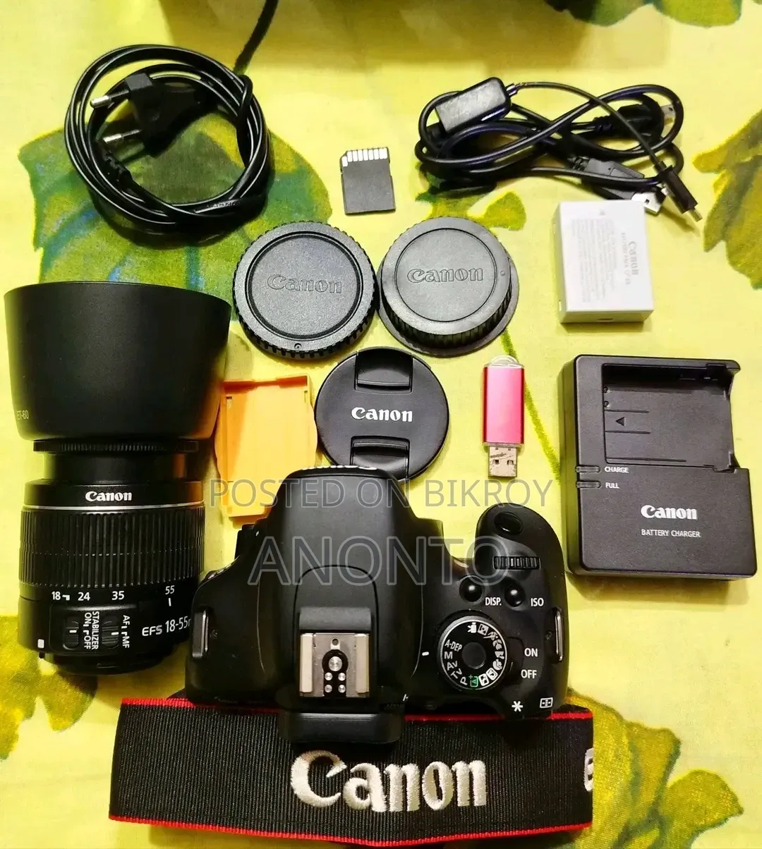 Canon 600d With 18-55mm Lens