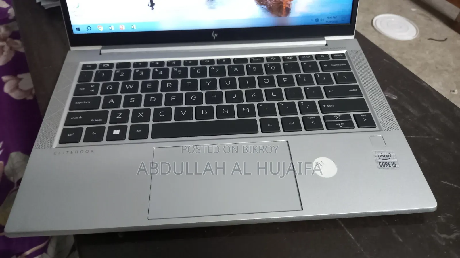 Laptop HP EliteBook 830 G7 8GB Intel Core I5 SSD 256GB