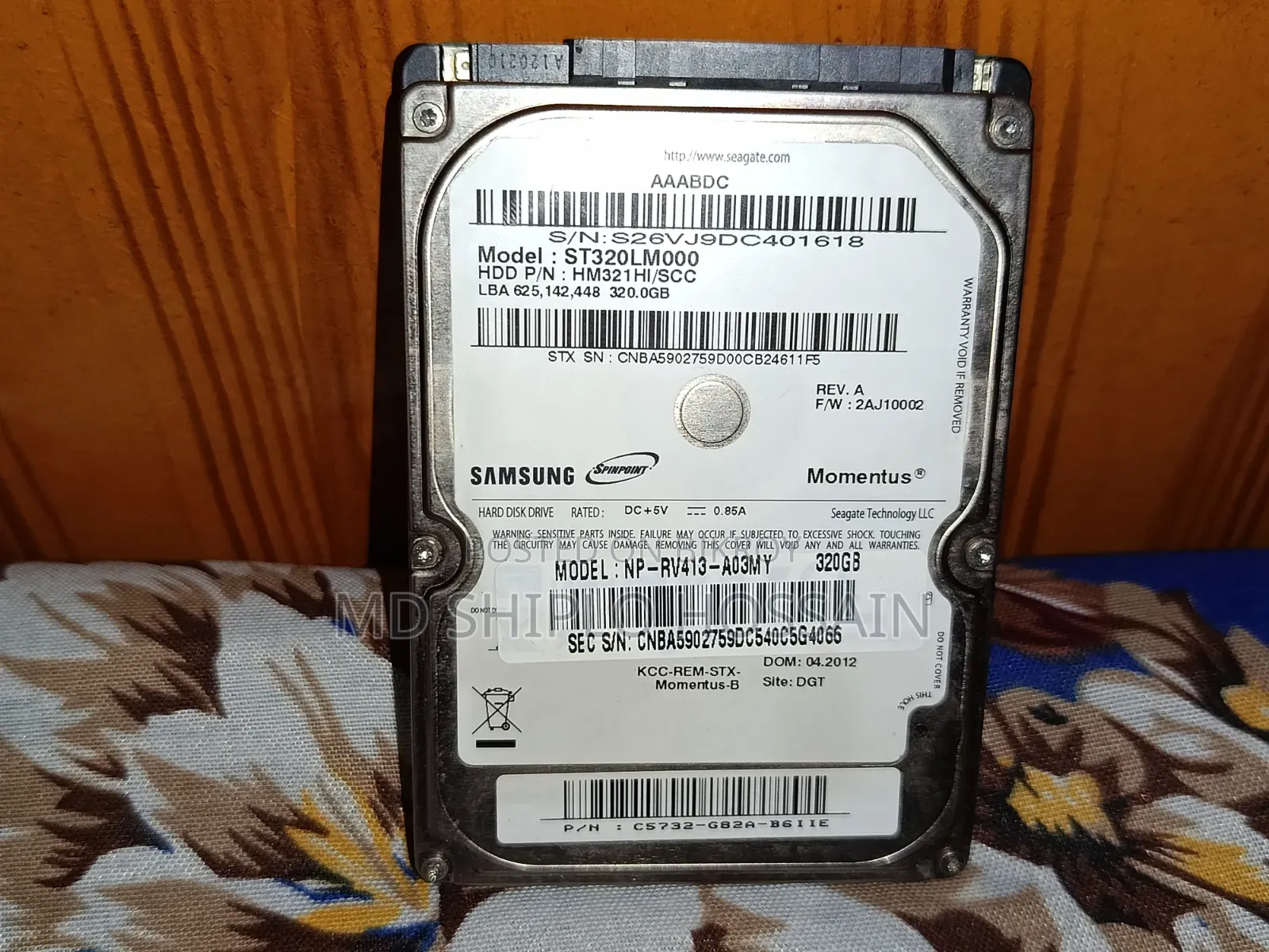 Samsung/Seagate 320GB Laptop Hard Disk Drive (HDD) (2.5-Inch)
