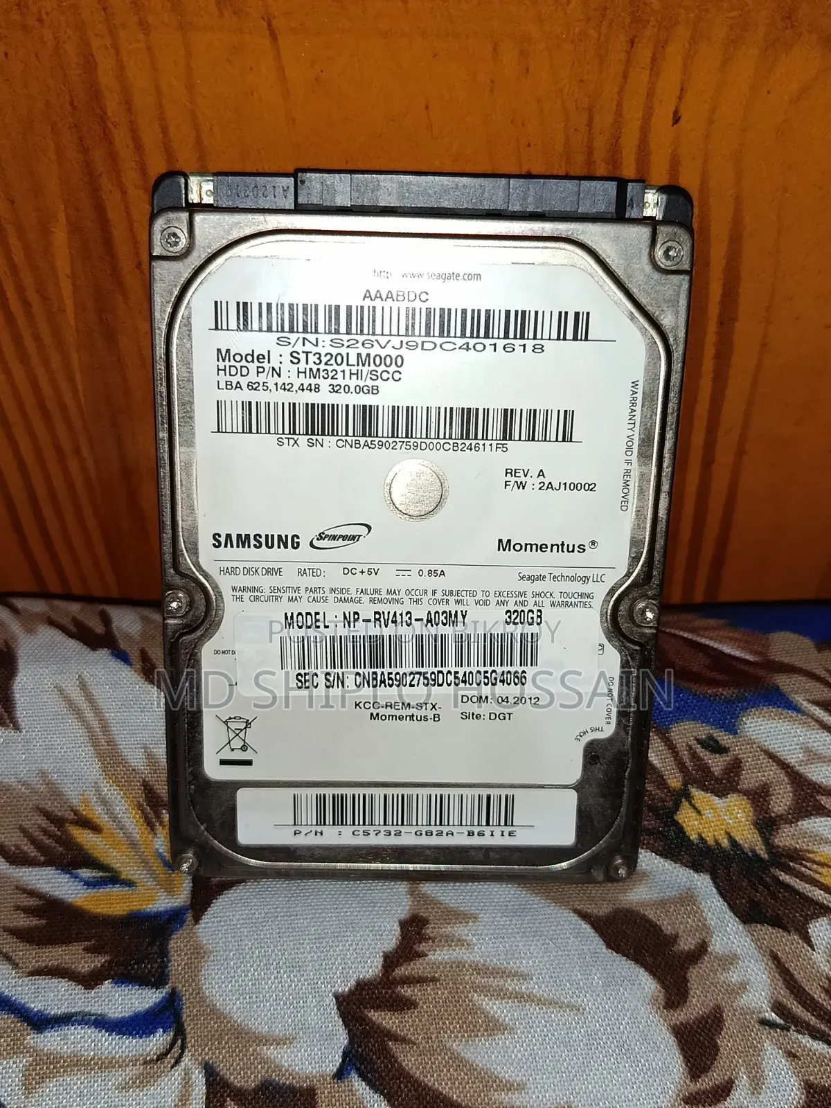 Samsung/Seagate 320GB Laptop Hard Disk Drive (HDD) (2.5-Inch)