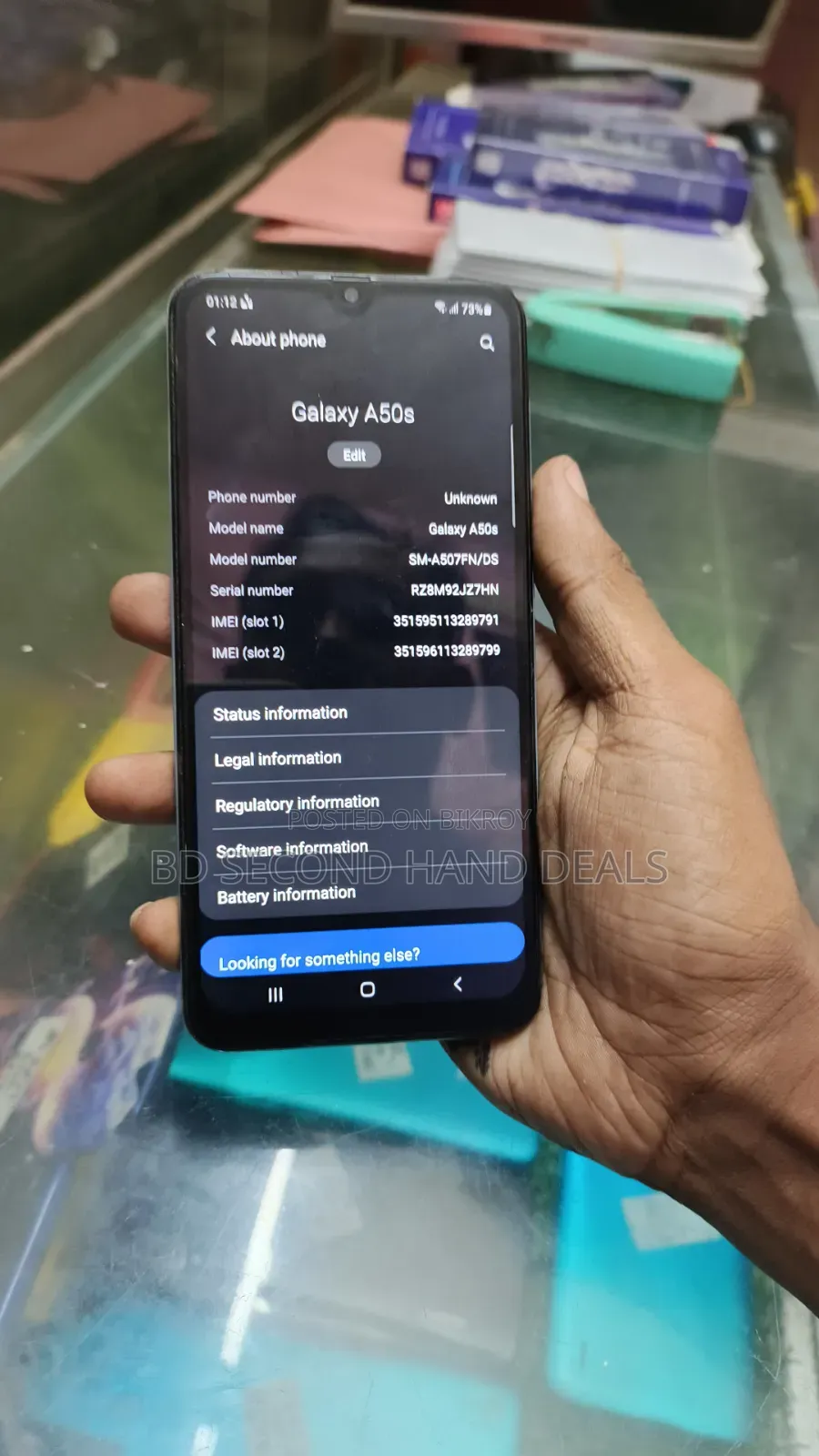Samsung Galaxy A50s 128 GB White