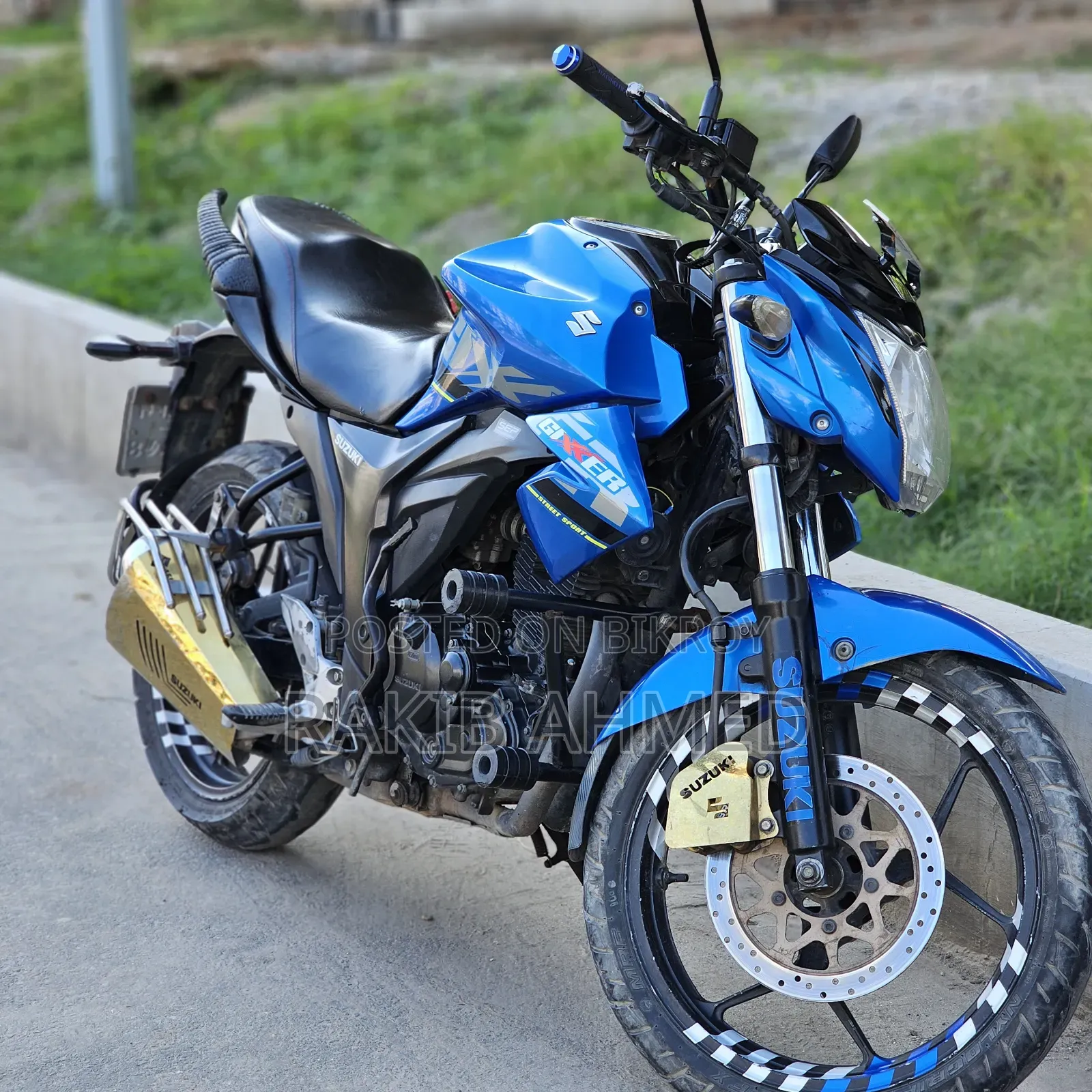 Suzuki Gixxer Monotone 2019 Blue