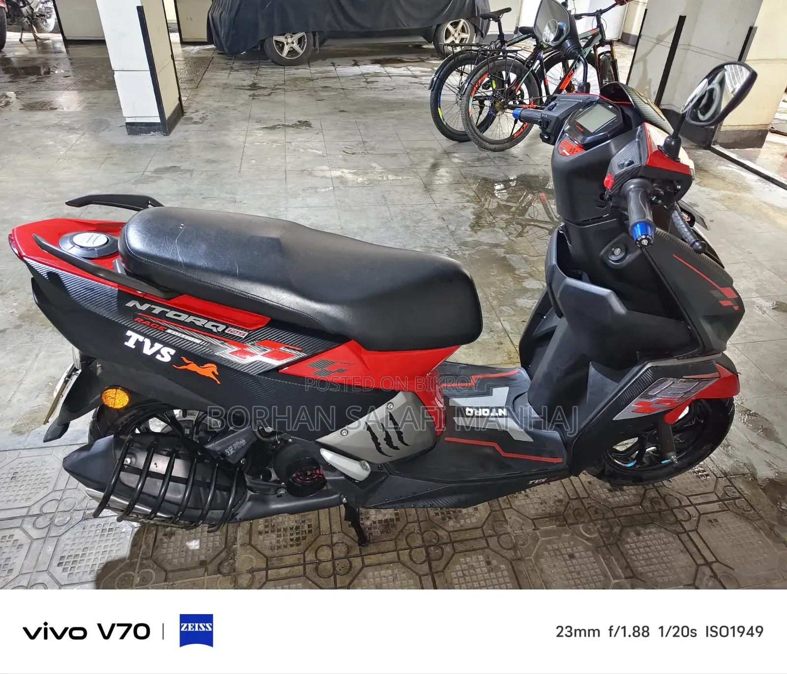 TVS Ntorq 125 2024 Red